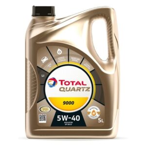 Aceite de Motor TOTAL QUARTZ 9000 5W-40 gasolina y diesel 5L