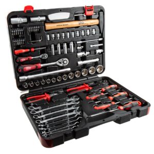 Kit de herramientas RS PRO, Mechanics, contiene Bits, Hammer, Hex Keys, Pliers, Ratchet, Screwdriver, Sockets
